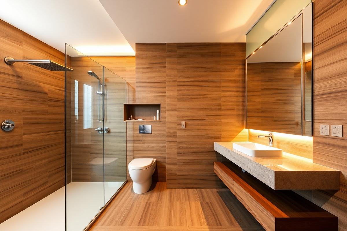 Condominium master bathroom remodel